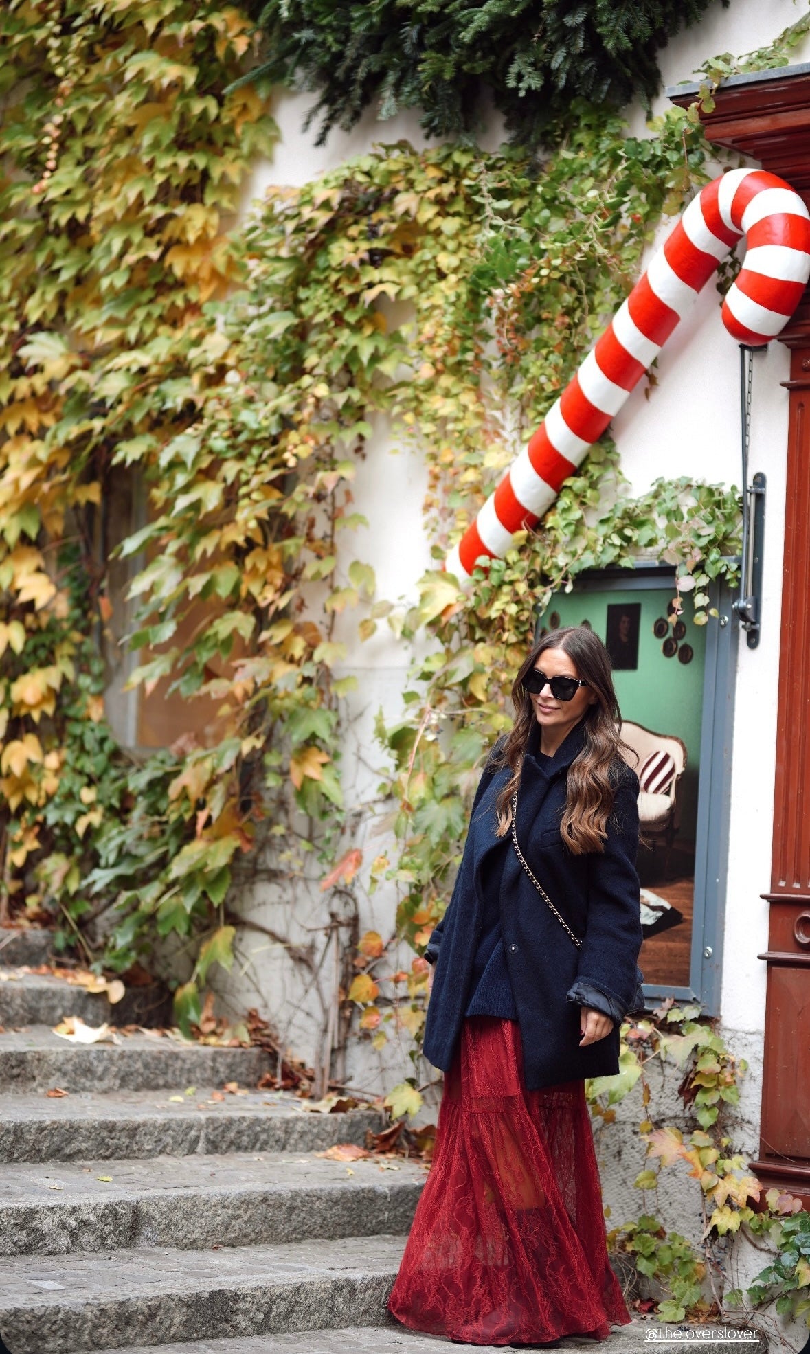 Marble Burgundy - Skirt