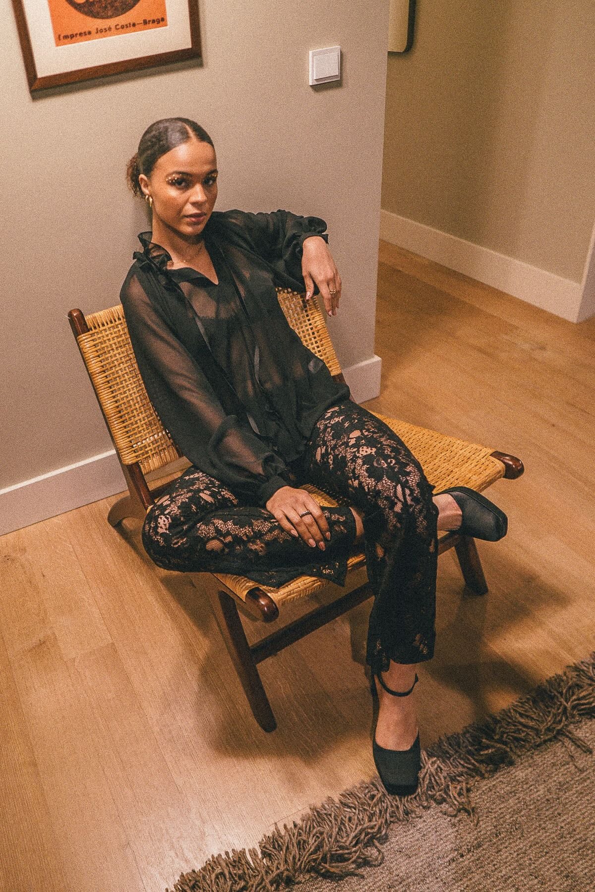 Black Orchid with Top